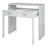 Buy Epping Desk Pull Out White & Concrete 0L4582A from Furnituretta