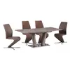 Buy Geneva Extending Dining Table with Stainless Steel Base, 2 from Furnituretta