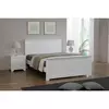 Buy Mali Double Bed – White Solid Wood Frame, Colour: White, Size: Double, 4 from Furnituretta