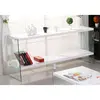 Buy Marco White High Gloss & Glass Sideboard | Sleek Storage with Modern Flair, 3 from Furnituretta