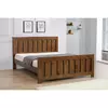 Buy Maxfield King Size Bed Rustic Oak | Solid Rubberwood Frame, Size: King Size, 5 from Furnituretta