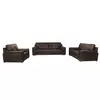 Buy Ranee 1 Seater Sofa – Brown Bonded Leather & PU, Colour: Brown, Item Width: 125, 6 from Furnituretta