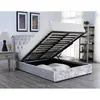 Buy Casablanca Storage Crushed Velvet King Size Bed Grey, 2 from Furnituretta
