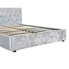 Buy Casablanca Storage Crushed Velvet King Size Bed Grey, 11 from Furnituretta