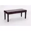 Buy Stella Bench PU Brown, Colour: Brown from Furnituretta