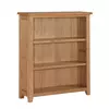 Buy Stirling Solid Oak Bookcase with Two Shelves from Furnituretta