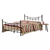 Buy Surrey King Size Bed – Sleek Metal Frame in Black, Colour: Black, Size: King Size from Furnituretta