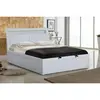 Buy Tanya Storage High Gloss Double Bed White, 3 from Furnituretta