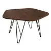 Buy Tigris Coffee Table – Walnut with Black Metal Legs | Modern Living Room Furniture from Furnituretta