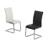 Buy Union Dining Chairs: Stylish & Comfortable (White & Chrome), 2 from Furnituretta