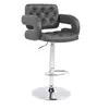 Buy Utah Bar Stool: Stylish Comfort for Your Home Bar, Colour: Grey from Furnituretta