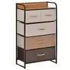 Buy Homcom 5-Drawer Dresser Tower 3-Tier Storage Organizer from Furnituretta