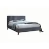 Buy Modern Double Bed: Albany Dark Grey, Colour: Dark Grey, Size: 4ft 6/Double, Item Width: 153, 6 from Furnituretta