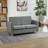 Buy Homcom Compact Loveseat Sofa, Modern 2 Seater Sofa, 2 from Furnituretta