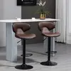 Buy Homcom Adjustable Swivel Bar Stools Set of 2, Barstools, 2 from Furnituretta