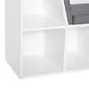 Buy Homcom Bookcase Shelf Storage Seat with Cushion Sideboard, 8 from Furnituretta