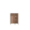 Buy Didcot Cashmere and Oak Effect Low 2 Door Display Cabinet, 3 from Furnituretta