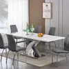 Buy Zurich Extending Dining Table High Gloss White & Grey from Furnituretta