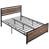 Buy Homcom Full Bed Frame with Headboard & Footboard from Furnituretta