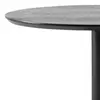 Buy Ibiza Tall Round Bar Table with Black Ash Top and Matt Black Base, 7 from Furnituretta