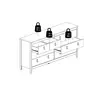Buy Madrid Double Dresser 4+4 Drawers in White, 12 from Furnituretta