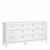 Buy Madrid Double Dresser 4+4 Drawers in White from Furnituretta