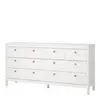 Buy Madrid Double Dresser 4+4 Drawers in White, 3 from Furnituretta