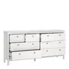 Buy Madrid Double Dresser 4+4 Drawers in White, 5 from Furnituretta