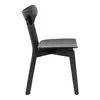 Buy Roxby Dining Chairs in Black Set of 2, Colour: Black, Item Width: 45, 4 from Furnituretta