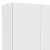 Buy Space Wardrobe with 2 Doors + 1 Drawer in White, 9 from Furnituretta