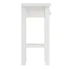 Buy Barcelona Bedside Table with 1 Drawer in White, 6 from Furnituretta