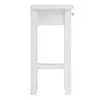 Buy Madrid Bedside Table with 1 Drawer – Simply Modern White, 5 from Furnituretta