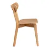 Buy Roxby Dining Chairs in Oak Set of 2, Colour: Oak, Item Width: 45, 4 from Furnituretta