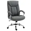 Buy Vinsetto  Office Chair, Fabric Desk Chair, Padded Executive Chair with Adjustable Height, Swivel Wheels, Metal Star Base, Grey from Furnituretta