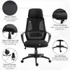 Buy Vinsetto Ergonomic Office Chair, High Back Computer Chair, Mesh Desk Chair with Lumbar Support, Headrest, Wheel, Adjustable Height, Black, 7 from Furnituretta
