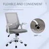 Buy Vinsetto Office Chair, Ergonomic Desk Chair, Executive Computer Chair with 90° Flip-up Armrest and Lumbar Support, Adjustable Height for Home/Office, Grey, 8 from Furnituretta