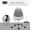 Buy Vinsetto Ergonomic Office Chair with Adjustable Height and Wheels Velvet Executive Chair Armless for Home Study Bedroom Grey, 5 from Furnituretta