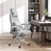 Buy Vinsetto Office Chair, Ergonomic Desk Chair, High Back Fabric Work Chair with 160° Reclining Backrest, Retractable Footrest, Neck and Lumbar Pillow for Home and Study, Grey, 2 from Furnituretta