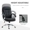 Buy HOMCOM Office Chair Computer Chair Executive Office Chair with Height Adjustable, Comfortable Desk Chair for Home Office Fabric Black, 4 from Furnituretta