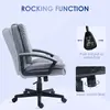 Buy HOMCOM Office Chair, Computer Desk Chair, Mid Back Executive Chair with Adjustable Height and Swivel Rolling Wheels for Home Study, Light Grey, 5 from Furnituretta