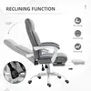 Buy Vinsetto Office Chair, Ergonomic Desk Chair, Fabric Work Study Chair with 155° Reclining Back and Footrest, 6 from Furnituretta