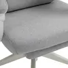 Buy Vinsetto Office Chair, Ergonomic Desk Chair, High Back Fabric Work Chair with 160° Reclining Backrest, Retractable Footrest, Neck and Lumbar Pillow for Home and Study, Grey, 9 from Furnituretta