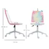Buy Vinsetto Fluffy Unicorn Office Chair with Mid-Back and Swivel Wheel, Cute Desk Chair, Rainbow Multi-Colored, 3 from Furnituretta