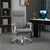 Buy Vinsetto Office Chair, Ergonomic Desk Chair, Fabric Work Study Chair with 155° Reclining Back and Footrest, 2 from Furnituretta