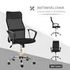 Buy HOMCOM Ergonomic Office Chair Mesh Chair with Adjustable Height Tilt Function Black, 5 from Furnituretta