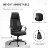 Buy Vinsetto Ergonomic Office Chair, High Back Computer Chair, Mesh Desk Chair with Lumbar Support, Headrest, Wheel, Adjustable Height, Black, 4 from Furnituretta