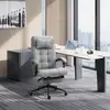 Buy Vinsetto Office Chair with Footrest Ergonomic Office Chair with Armrests Lumber Support and Headrest Light Grey, 2 from Furnituretta