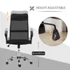 Buy HOMCOM Ergonomic Office Chair Mesh Chair with Adjustable Height Tilt Function Black, 4 from Furnituretta