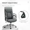 Buy Vinsetto  Office Chair, Fabric Desk Chair, Padded Executive Chair with Adjustable Height, Swivel Wheels, Metal Star Base, Grey, 4 from Furnituretta