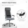 Buy Vinsetto Office Chair, Ergonomic Desk Chair, High Back Computer Chair with Adjustable Height, Swivel Rolling Wheels, Mesh Back and Linen-Feel Fabric Seat for Home and Study, Grey, 6 from Furnituretta